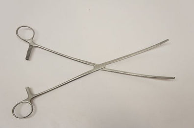 Codman Clamp Artery Debakey Curved and Serrated 120mm Jaw Lg 12.25 inch